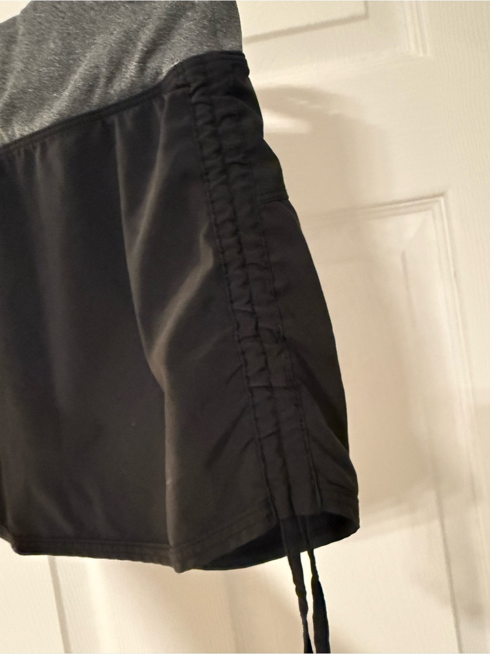 Two Nike Black Tennis Skirts 1 with Gray Waistband - Picture 4 of 8